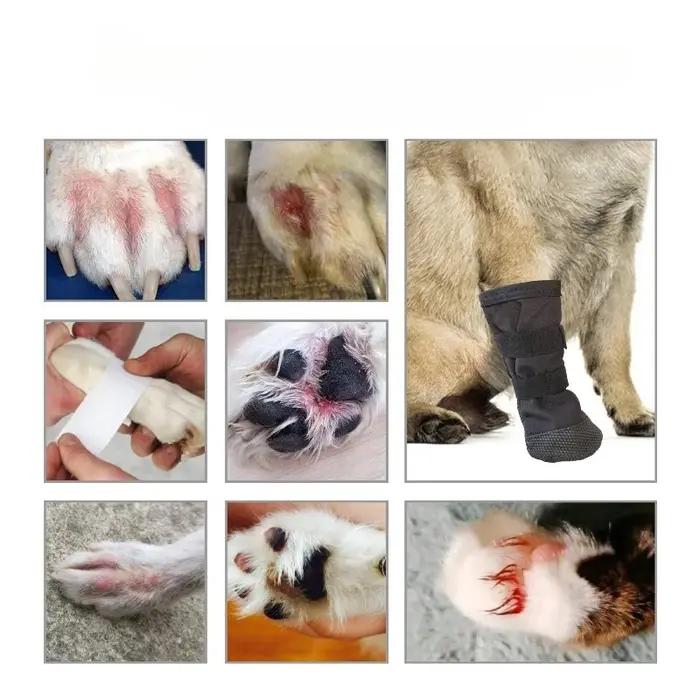 Protections impermeables pour pattes de chien en gel de silice HEONYIRRY pour petits chiens usage quotidien balade hiver été
