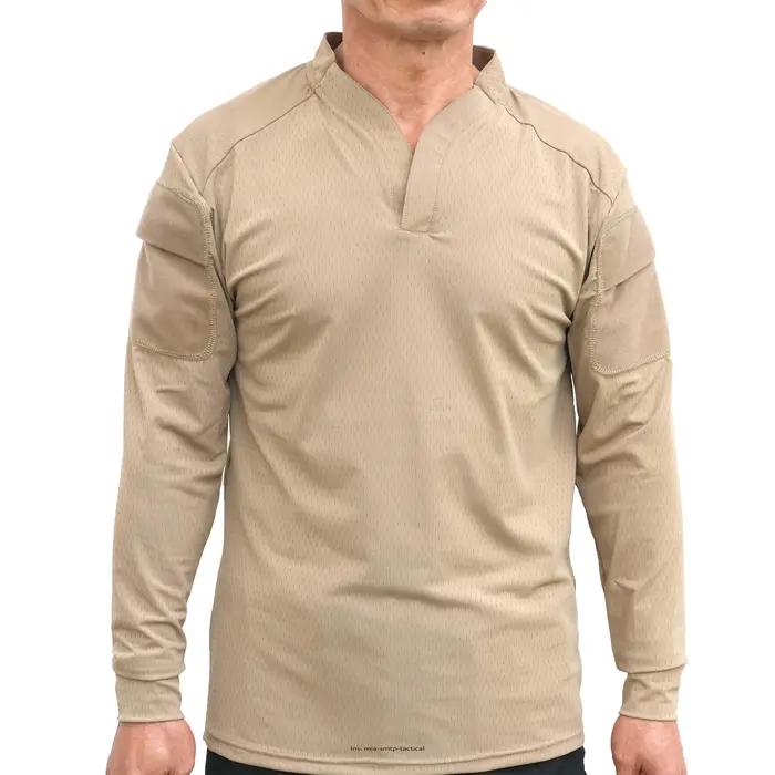 Chemise de combat respirante style Cag SMTP002 pour hommes à manches longues