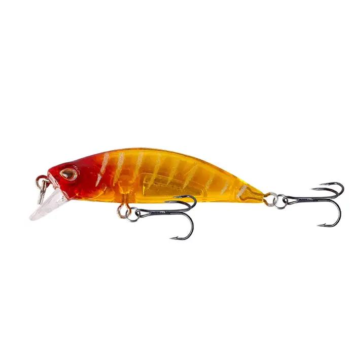 1 pièces leurre de pêche méné 4.9g 6cm Wobbler lent coulant artificiel en plastique dur appât manivelle pour bar brochet