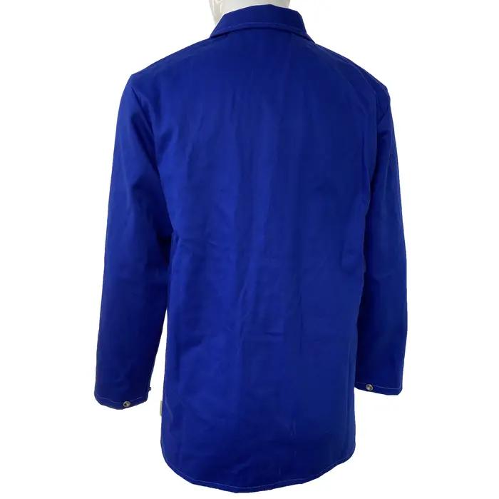 Combinaison de soudage ignifuge en coton WELDAS pour hommes haute performance résistante aux flammes et coupe vent sécurité professionnelle constructions industrielles
