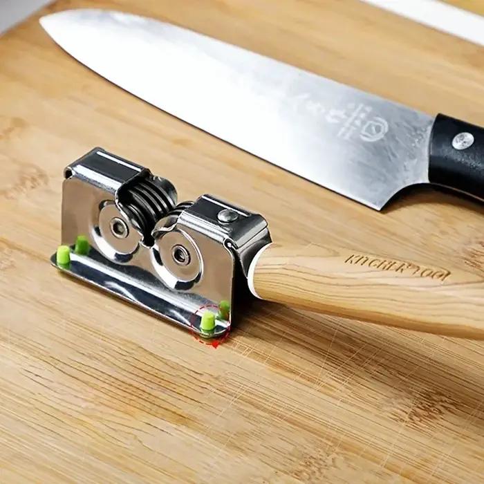 Couteau multi-outils chasse aiguiser équipement de poisson crochet outil de poche extérieur Mini aiguiseur lime à ongles