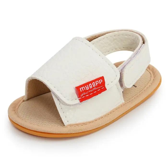 Sandales classiques en cuir pour bébés garçons et filles