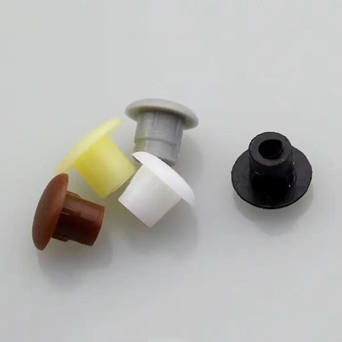Bouchon en caoutchouc pour embellissement de meubles, 100 pièces/lot, trou de 5cm, bouchon en plasti