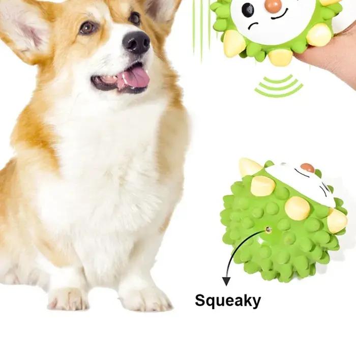 Jouet sonore en latex en forme de fruit pour chien