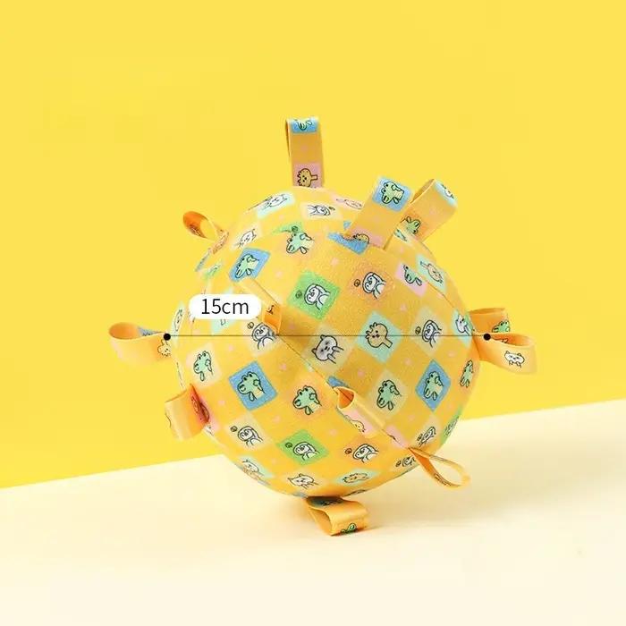 Balle interactive pour chien, jouet pour masticateurs agressifs, entraînement, décompression, poigné