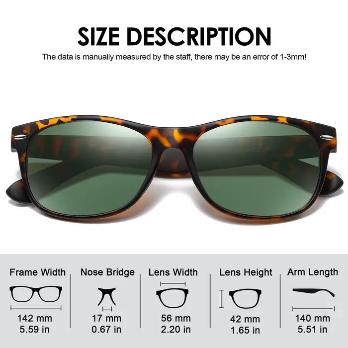 AOFLY-Lunettes de soleil polarisées classiques pour hommes et femmes, TR90, monture légère et flexib