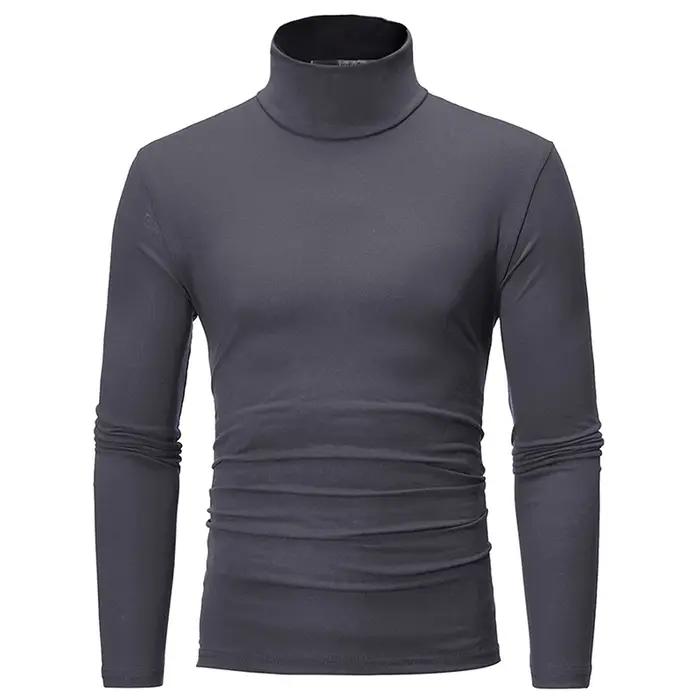 Sous-vêtements thermiques à col haut pour hommes
