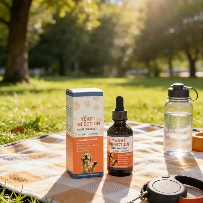 Gouttes anti-infections à la levure pour chiens et chats