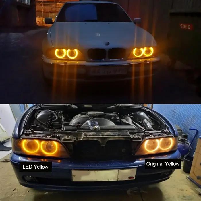 Yeux d'ange pour phares de voiture LED E39