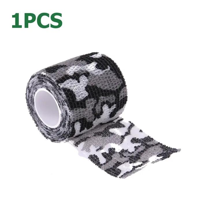 10/5/1PCS Camouflage Elastic Wrap Tape Hunt Disguise Elastoplast Sports Protecto