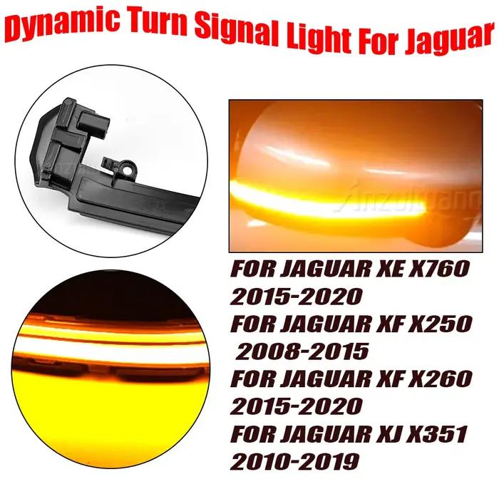 Clignotant dynamique pour Jaguar XE XF XJ F-TYPE XK XKR I-PACE X250 X260, clignotant de miroir