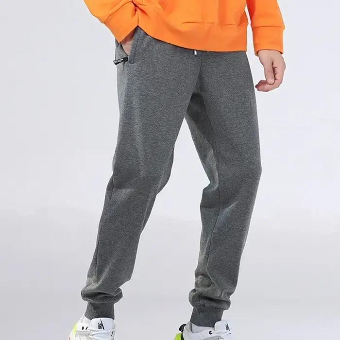 Pantalon jogging chasse hiver homme en laine mouton épais chaud confortable cordon ajustable
