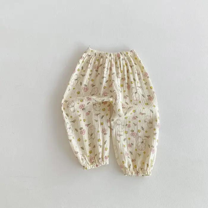 Viser anti-moustiques pour enfants, vêtements d'été, nouveau style, floral fjadt, décontracté, sarou