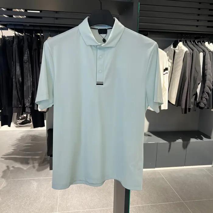 Vêtements de golf pour hommes, nouveau modèle d'été, haut de sport polyvalent à manches courtes, res