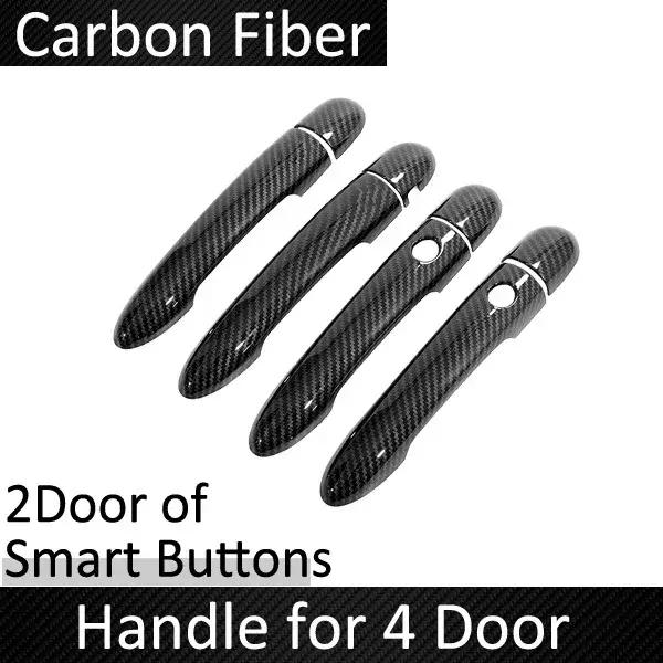 Couverture de Poignée de Porte en Fibre de Carbone