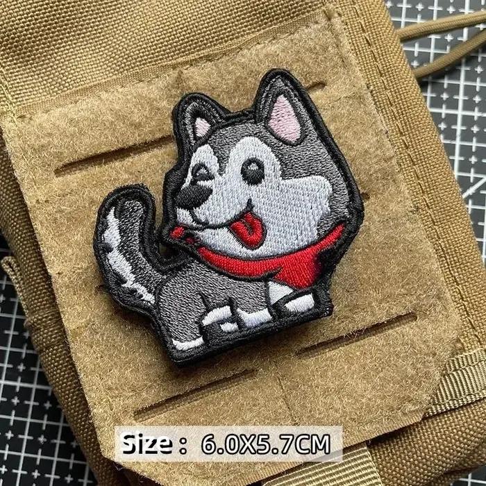 Patch à crochet et boucle pour sac à dos
