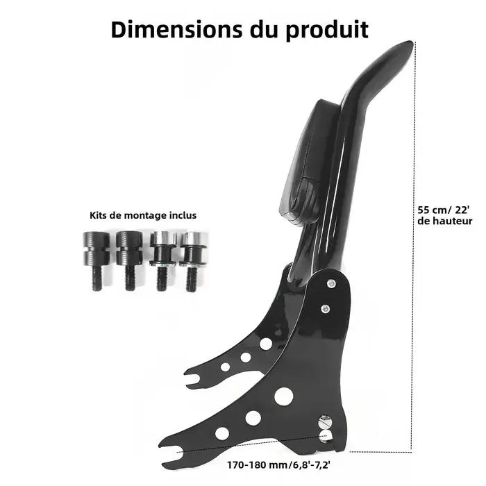 Barre de dossier arrière de moto pour Harley Softail Sport Glide FLSB Low Rider ST FXLRST 117 FXRST FXLR FXLRS 2018
