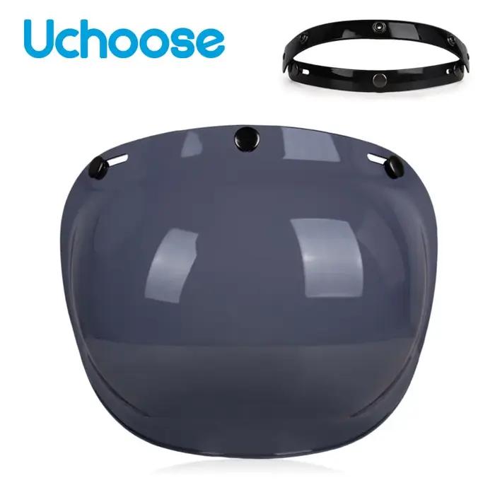 Visière de casque ouverte rabattable avec lentille haute capacité pour visibilité claire et protection motocycliste occasions spéciales