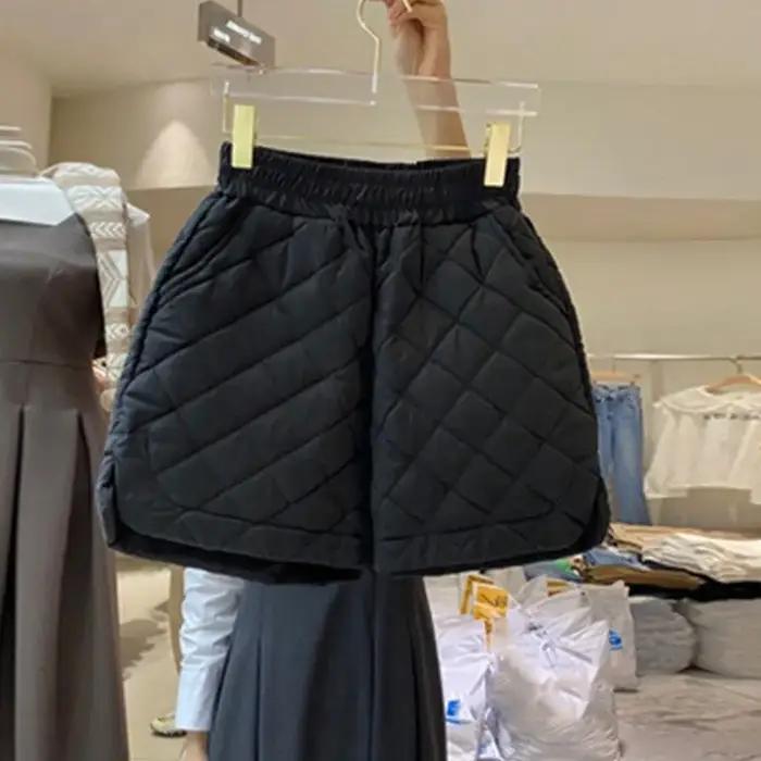Short noir taille haute pour femme, style décontracté et coréen, confortable et élégant pour toutes les occasions