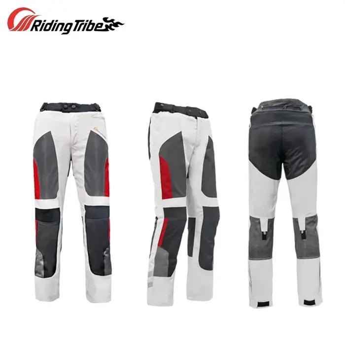 Pantalon de moto été respirant hiver chaud moto équitation pantalon de protection imperméable avec d