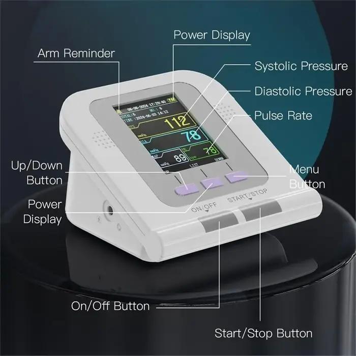 Tensiomètre pour animaux de compagnie DT36 pour chiens et chats, tensiomètre vétérinaire numérique avec 3 brassards et un compte