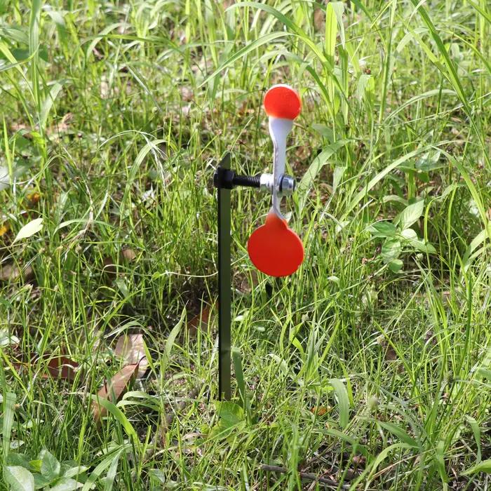 Tirs à l'arc de précision en acier inoxydable robuste pour la chasse et l'entraînement | Poteau de sol de 30 cm |