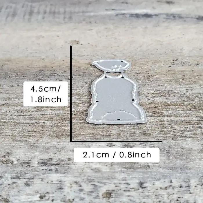 Catlove noël garçon fille chien chat vues arrière matrices de découpe en métal Scrapbooking pochoir