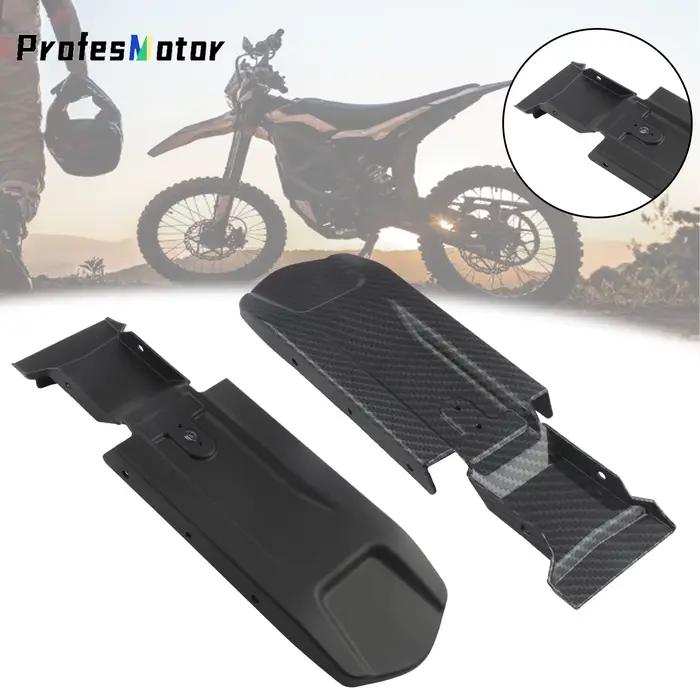 Endflats-Housses de protection en fibre de carbone pour moto Surron Light, accessoires de motocross,