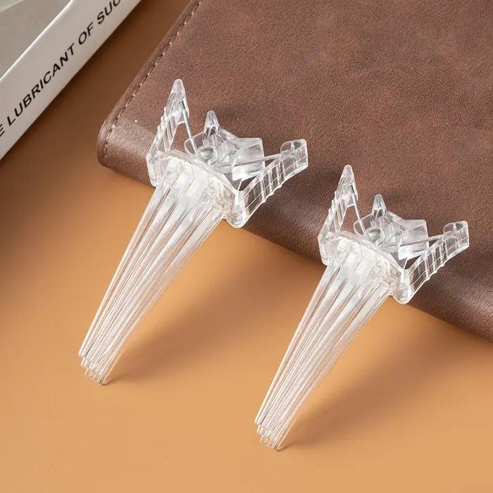 2 pièces Simple moelleux épingle à cheveux friser racine haute naturel