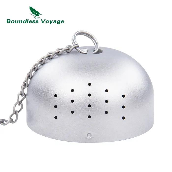 Infuseur à thé en titane, Voyage sans limite, filtre à thé, boule de thé, infuseur pour thé en vrac,