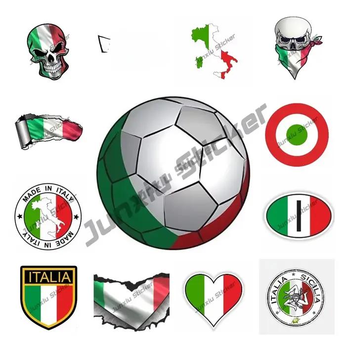 Autocollant de Football italien auto-adhésif Graphix drapeau