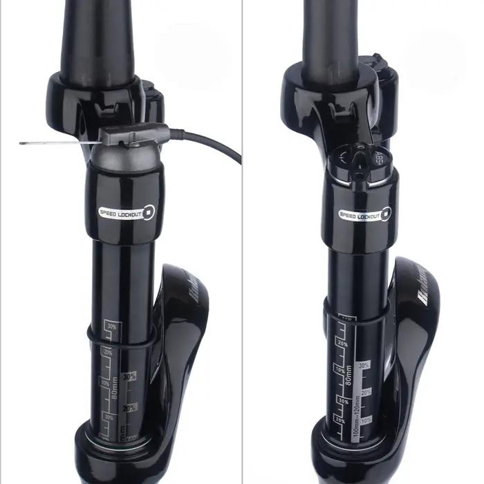 BOLANY Air and Oil R29 fourche de vélo 26/27, 5 pouces Suspension livrée avec pompe à air pression d