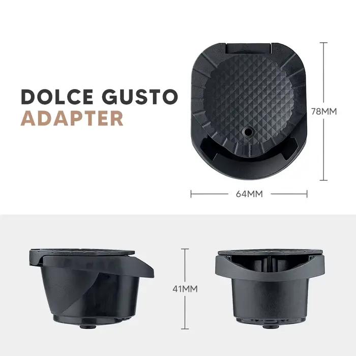 Adaptateur ICafilas pour Machine Dolce Gusto PICCOLO XS/Genio S, capsule réutilisable, rechargeable,
