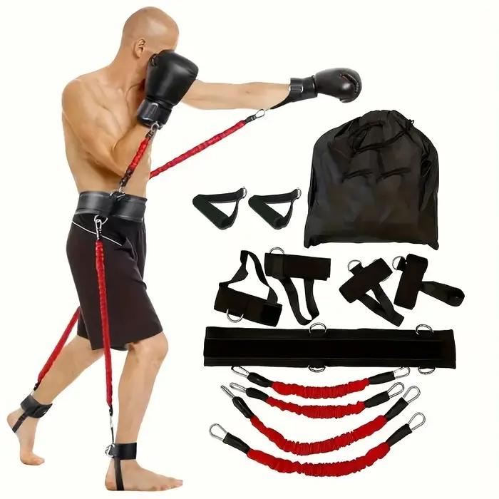 Ensemble d'entraînement de boxe robuste de 12 pièces pour MMA, boxe à domicile et Taekwondo-équipeme