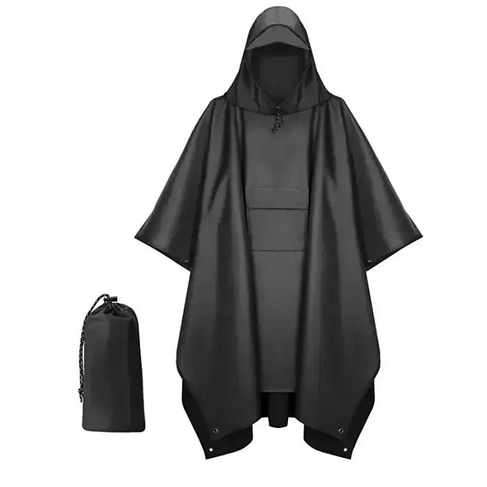 Imperméable pour homme, manteau imperméable résistant à la pluie, vêtements pour adultes, ponchos de protection, ensemble haut et bas pour homme, imperméable