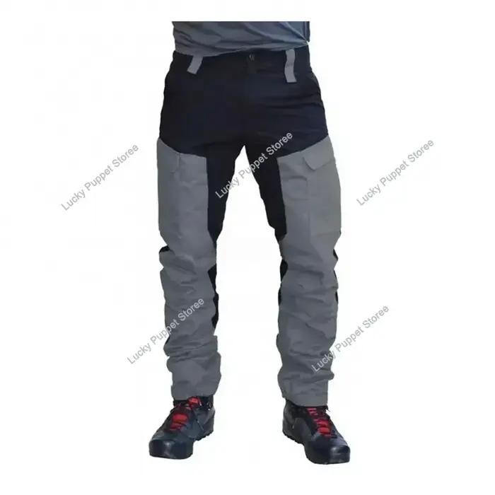 Pantalon cargo imperméable pour homme, pantalon de travail long d'été, pantalon de sport multi-poche