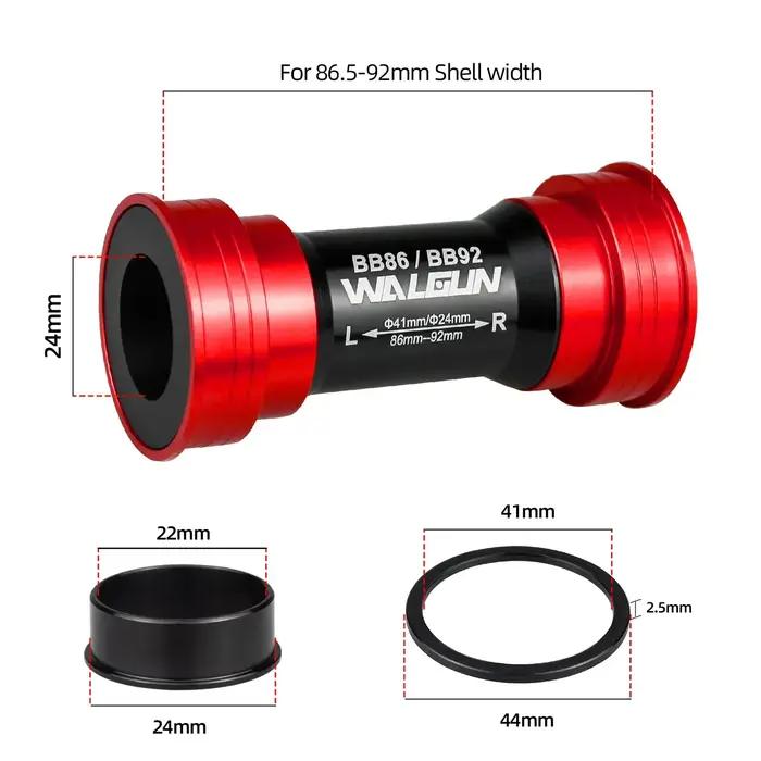 BB86 BB92 presse ajustement vélo pédalier en céramique BB vtt route PF4124 PF4130 PF41 41mm 24mm 30m