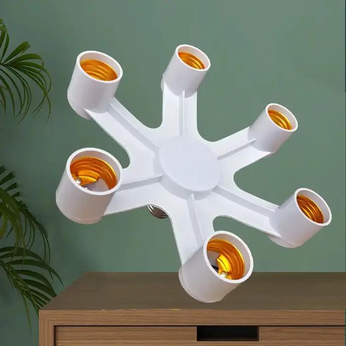 Répartiteur de douille E27 à E27 pour lampe LED 2 en 1/3 en 1/4 en 1/5 en 1/6 en 1 pour studio et décoration intérieure occasions spéciales