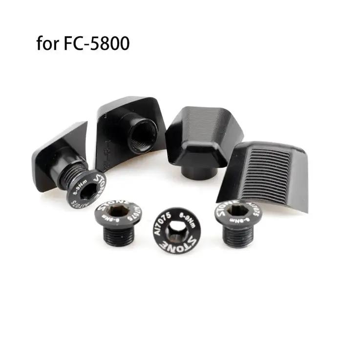 Boulons à plateau unique, écrous décorés en alliage pour Shimano FC-9000 R7000 R8000 R9100 R9200 fc-