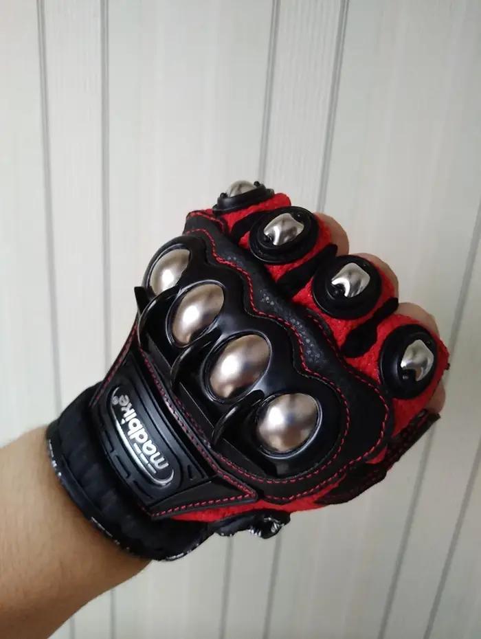 Gants tactiques pour moto, sécurité en acier, protection des articulations en laiton, cyclisme en pl