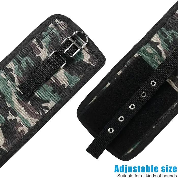 Protège-cou pour chien de chasse JANPET en nylon robuste pour toutes les saisons et activités de plein air