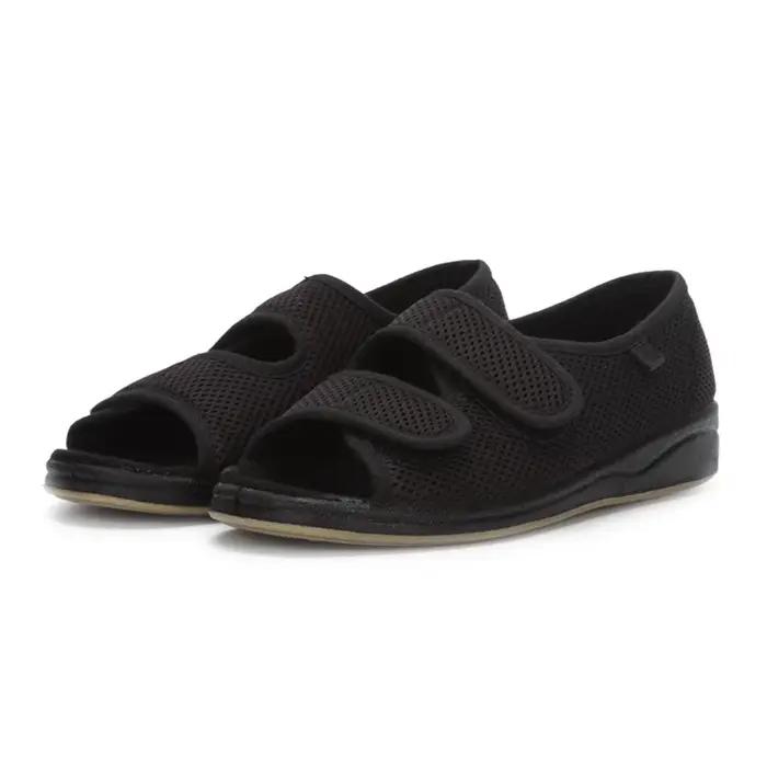 Chaussures élargies pour diabète pour personnes âgées Chaussures de taille réglable avec déformation