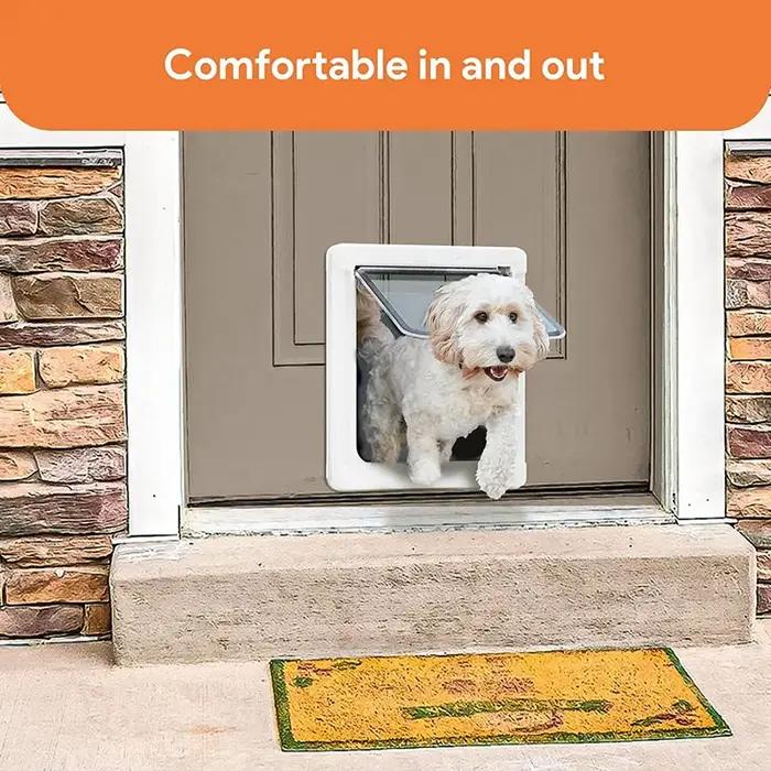 Porte pour chien verrouillable solide