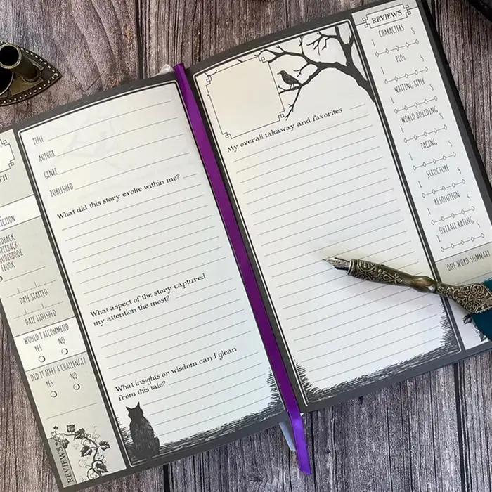 Journal de nuit gothique pour amoureux de la lecture et de la réflexion occassions spéciales