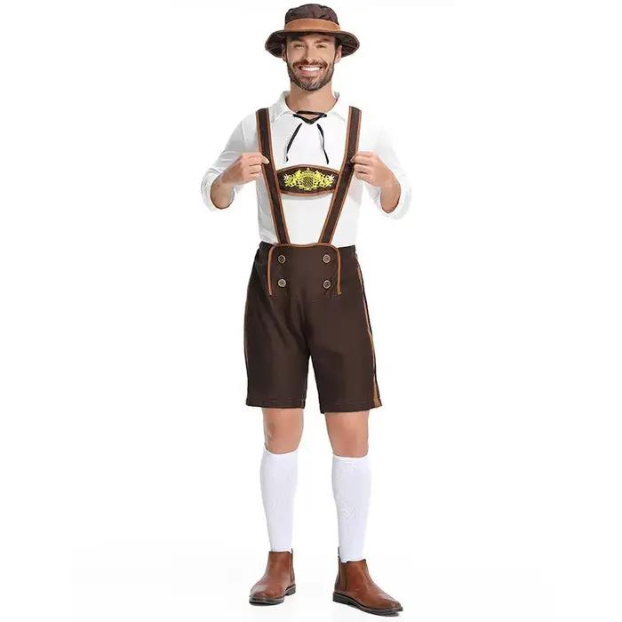 Vêtements pour le Festival de la Bière Allemande, Tenues de Carnaval pour Hommes Adultes, Vêtements