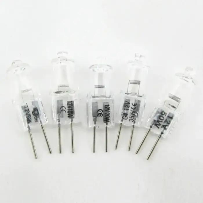 Ampoules Capsule Halogène G4, Lampe LED de Remplacement, Blanc Chaud, 5W, 10W, 20W, 35W, 50W, 12V, 2