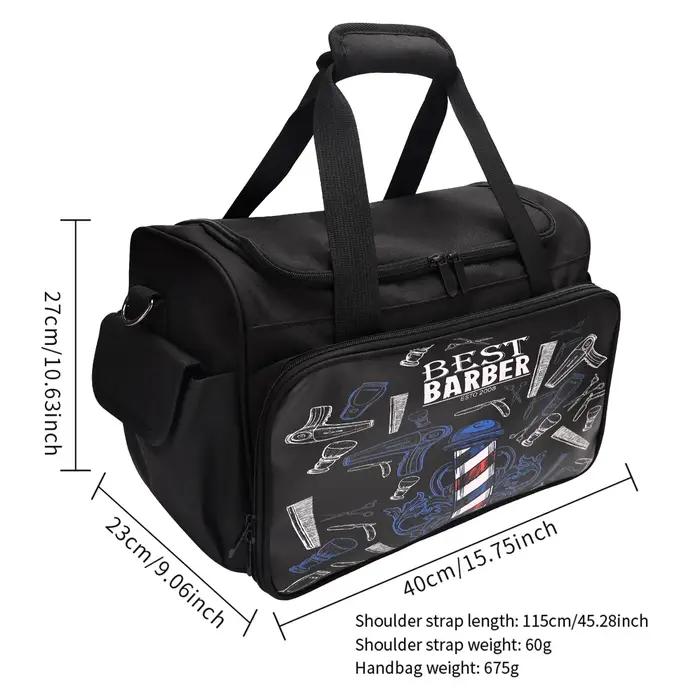 Sac de barbier étanche, trousse de toilette cosmétique, pochette multicouche organisée, idéale pour