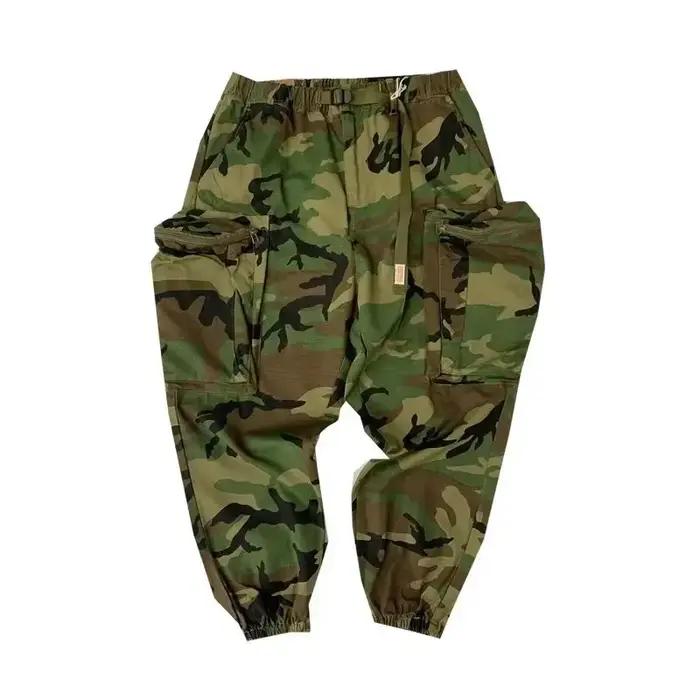 Pantalon tactique camouflage homme harem poches multifonctions ample sport jogging entraînement extérieur
