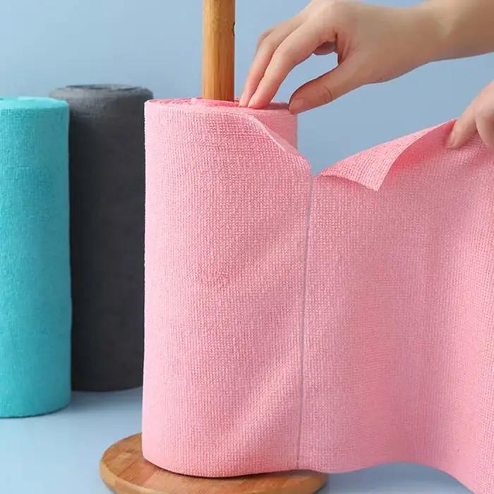 Rouleau de chiffon de nettoyage à déchirer – Serviette à vaisselle réutilisable et durable pour la cuisine