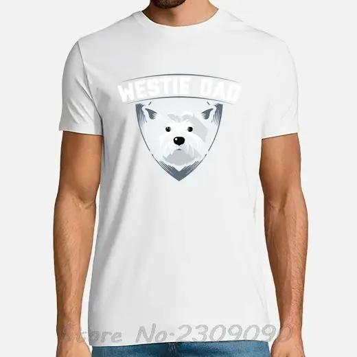 Westie papa chien T-shirt West Highland Terrier